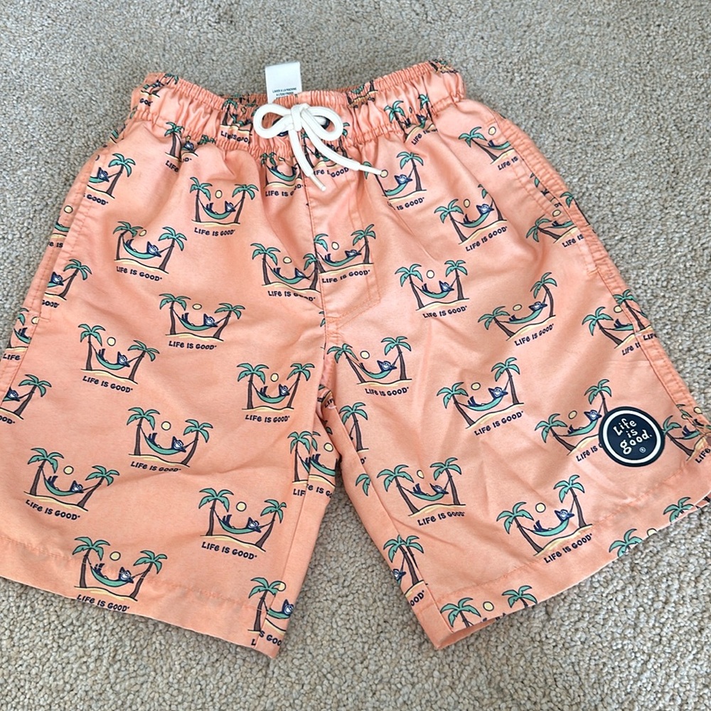 Life is Good Boys swim trunks